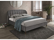 Кровать LIGURIA VELVET серый
