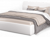 Кровать Ривьера 140 (Белый)