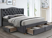Кровать ASPEN II VELVET BLUVEL