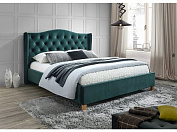 Кровать ASPEN VELVET BLUVEL 180 зеленый