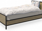 Кровать Лофт КМ-2.1 Натуральный шпон